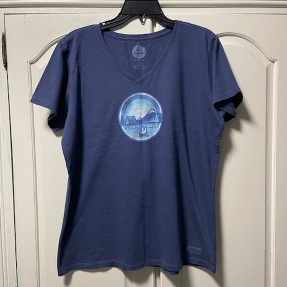 Life is Good  Crusher Tee Size L - Picture 1 of 3